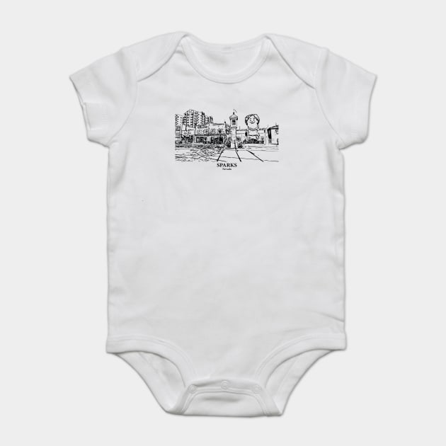 Sparks - Nevada Baby Bodysuit by Lakeric